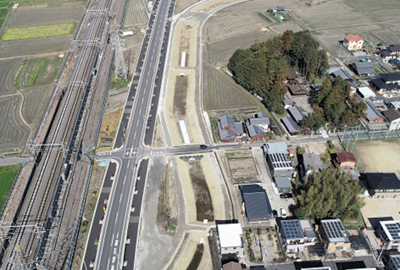 令和元年度 第K28-M1号<br>中ノ井川広域河川改修工事のイメージ画像