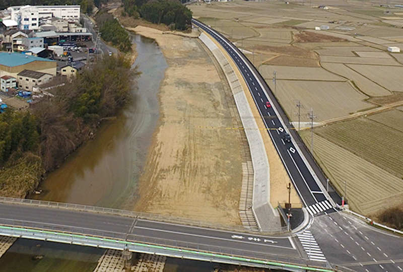平成28年度　第D101-1号<br>大戸川単独河川改良工事のイメージ画像