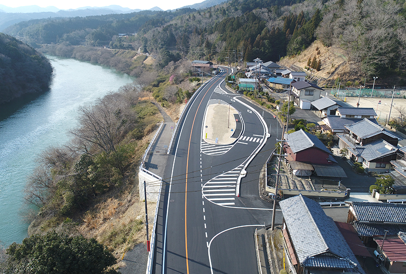 平成29年度 第C102-02号<br>大津南郷宇治線補助道路整備工事のイメージ画像