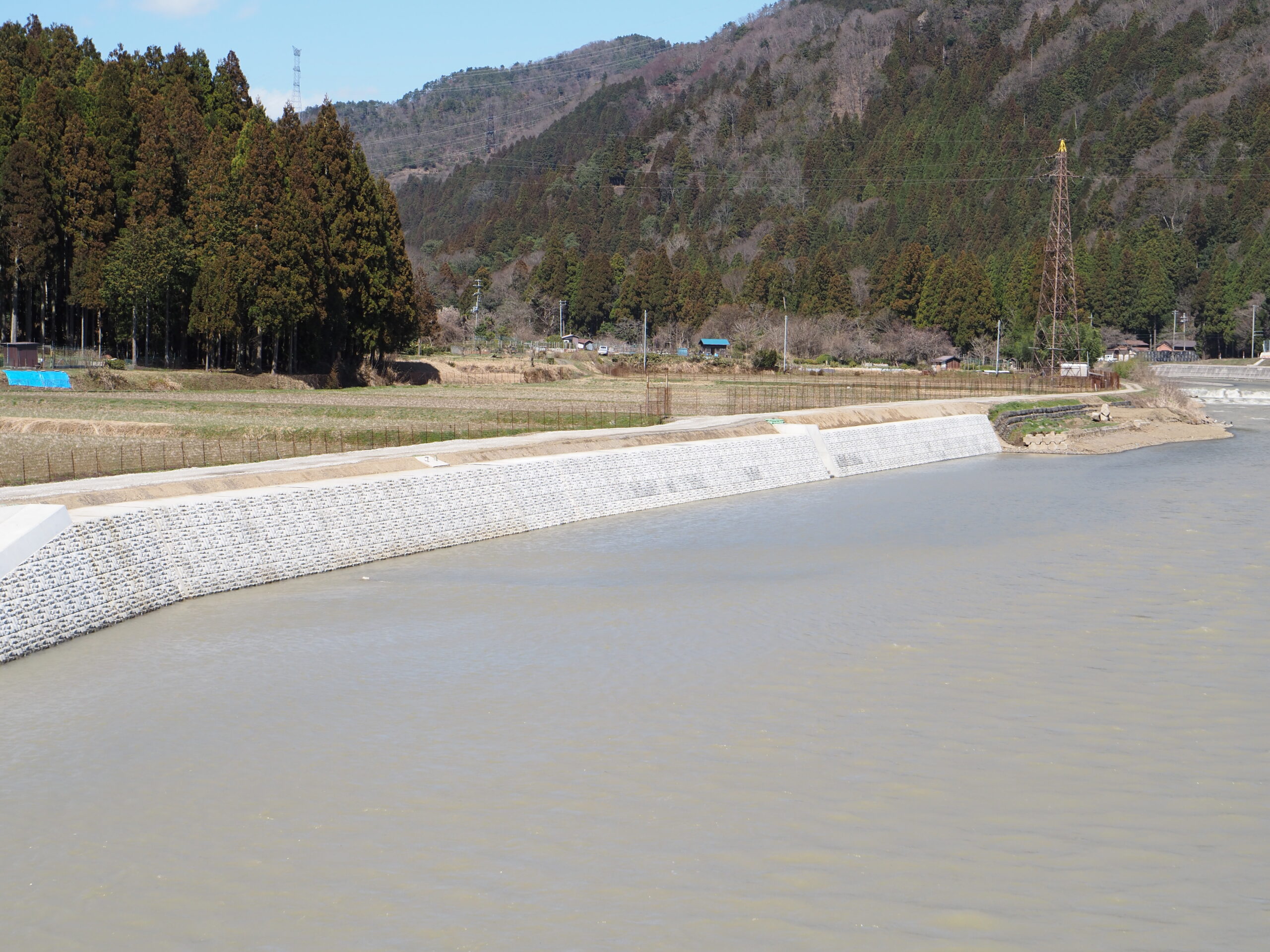 令和5年度　第K29K-2号<br>高時川補助広域河川改修工事のイメージ画像