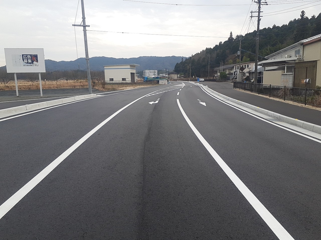 令和4年度　第C308-1号<br>大津信楽線補助道路整備工事のイメージ画像