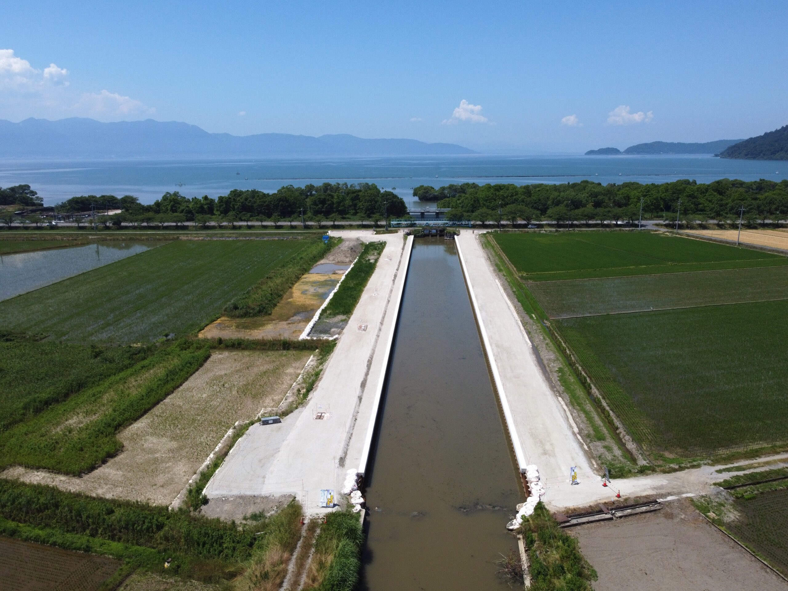 令和5年度　第1号<br>水茎東部地区　承水溝第1工事のイメージ画像